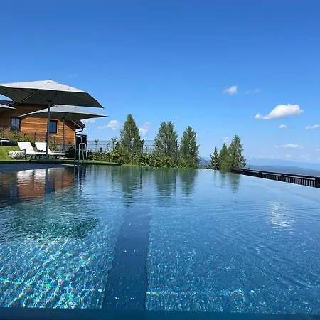 Tomtegl-bergchalet 3 Mit Privatsauna, Beheiztem Infinitypool, Kamin, Fitnessraum, Auf 1500m Seehöhe * Hochrindl